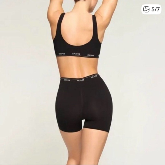 Skims Cotton Rib Boxer Ruched (RARE!) - Picture 5 of 7